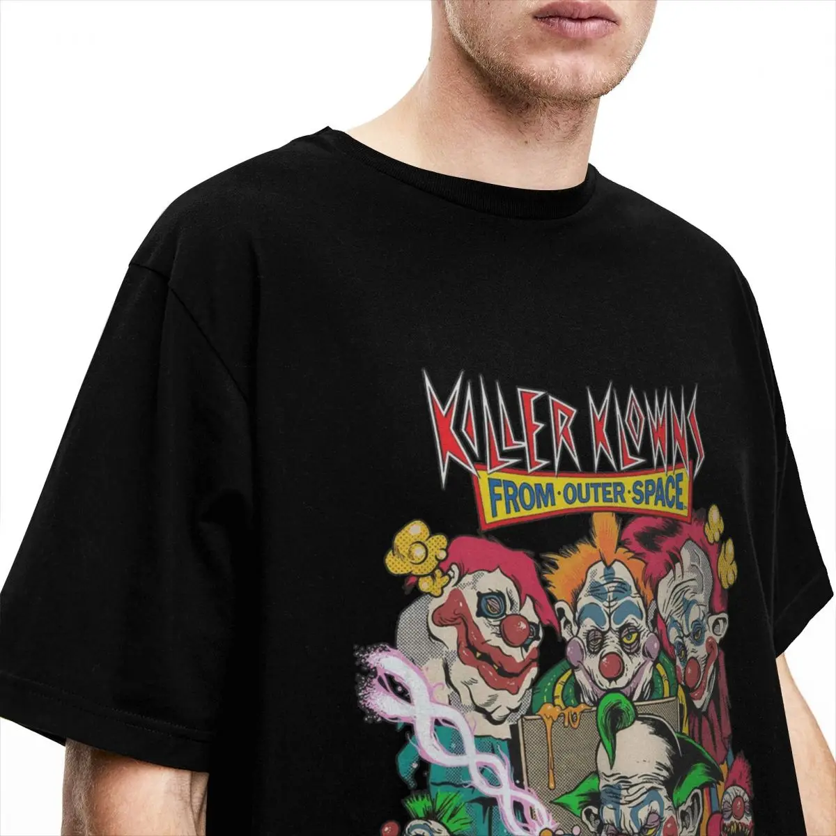 Killer Klowns From Outer Space Merch T-Shirts for Men Women Awesome Pure Cotton New Arrival Clothing