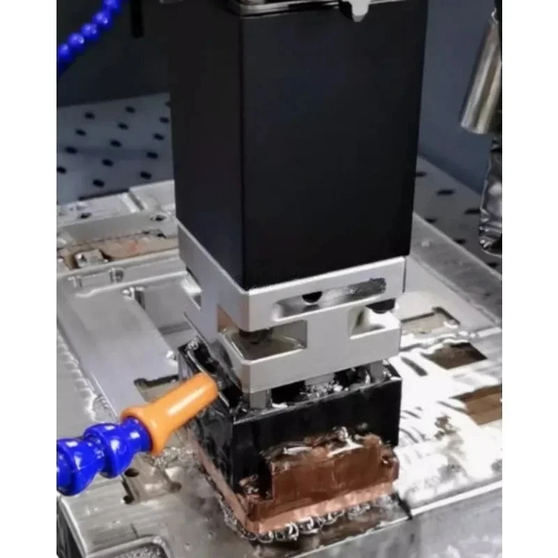 Precision CNC Carving Chuck ER/3R Interface for EDM Spark Machine Clamping 80mm 150mm Square Pneumatic Chuck with Connecting Rod