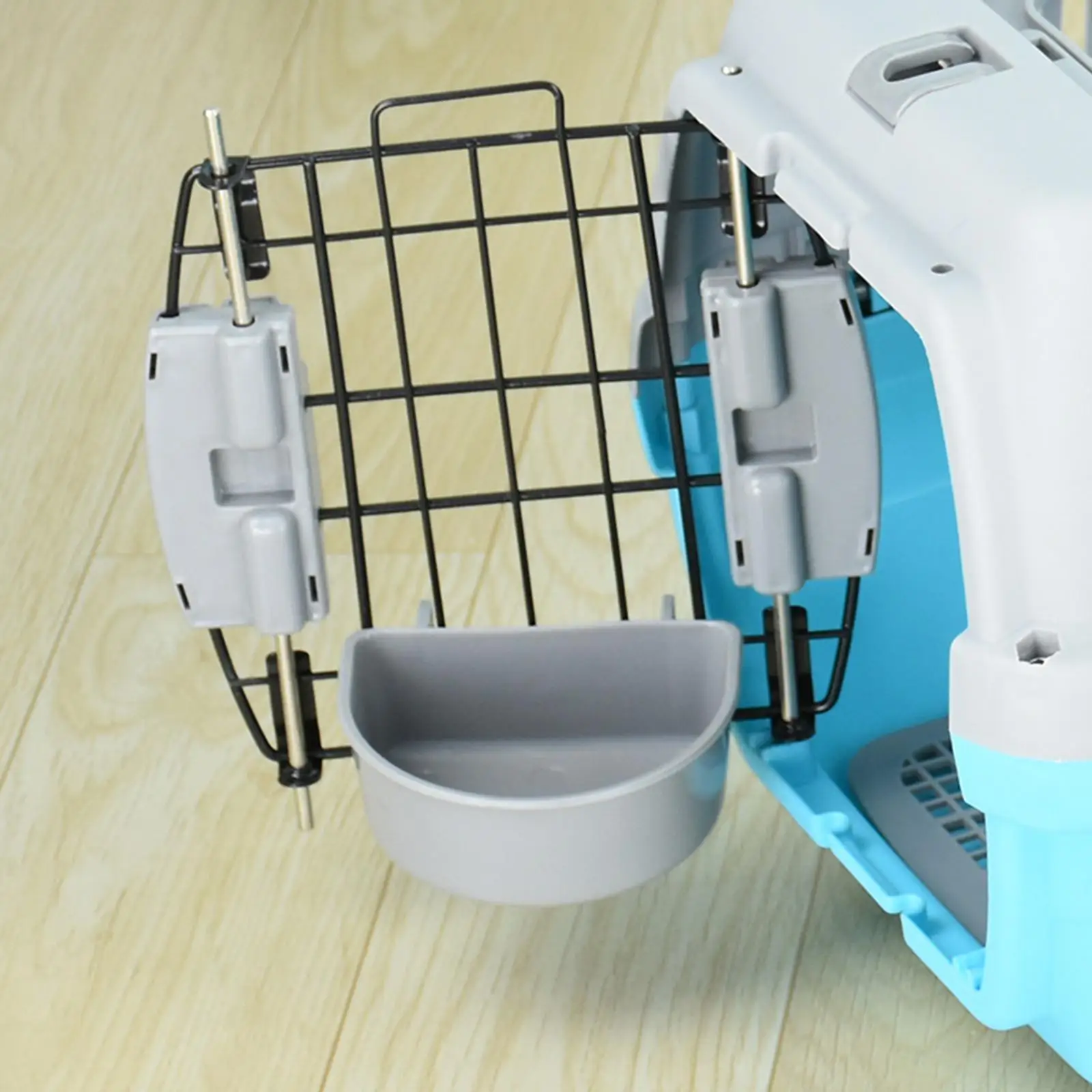 10 tazones para jaula de perros pequeños, tazón de agua y comida para gatos, se fijan a la jaula o jaula de perros