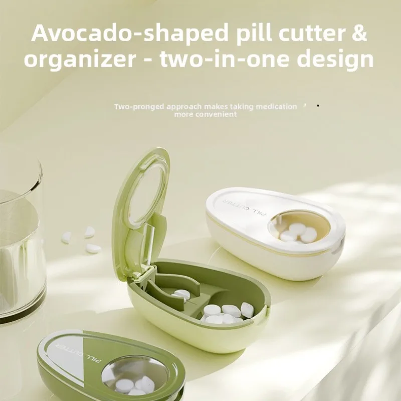 Precision Pill Cutter Splitter for Accurate Tablet Cutting Portable Medicine Box Quarter Half Divider