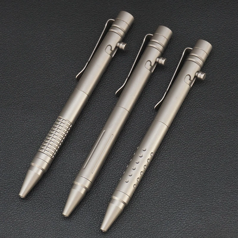 Titanium Alloy Ballpoint Pen Multifunctional EDC Equipment Outdoor Portable Pen Business Signature Pen