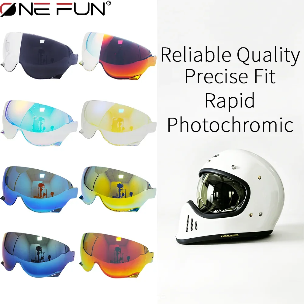 JO Photochromic Replacement Helmet Visor,for SHOEI JO EX-ZERO CJ3 Waterproof Shield UV protection Lens Motorcycle