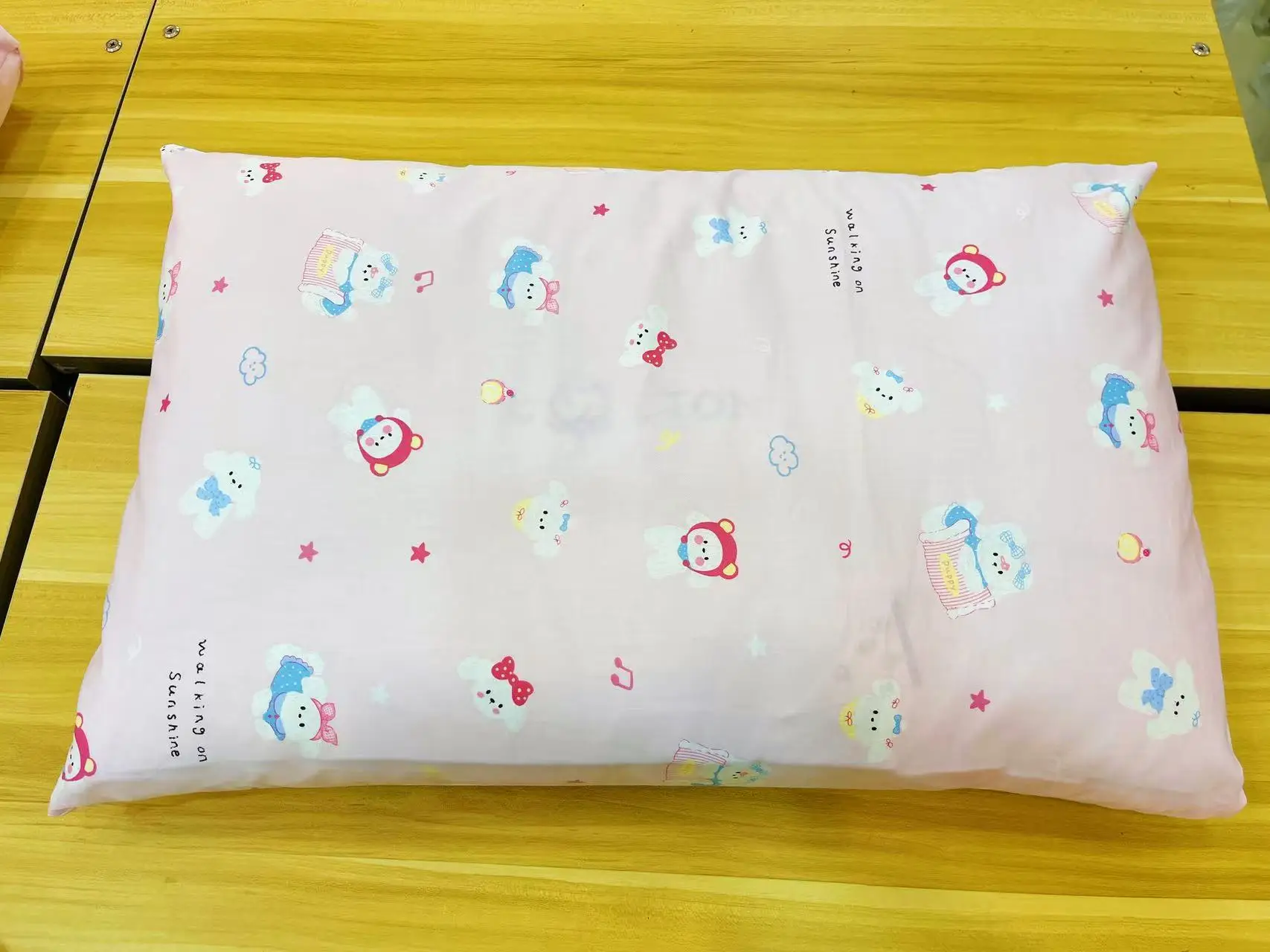 1Pc 200T Cotton Twill Printed Euro Size Pillowcase 48 x 74cm/40x60cm,Pillowcover For Bed with Envelope Closure,without core