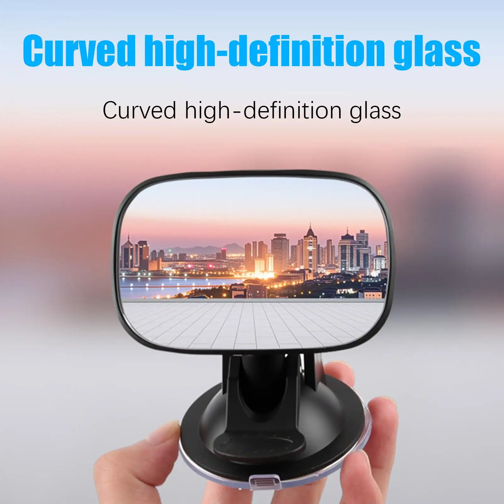 Kids Car Mirror Rear 360 Degree Rotation Automotive Glass Clear Wide View Car Seat Mirror for Kids Rear Facing for SUV
