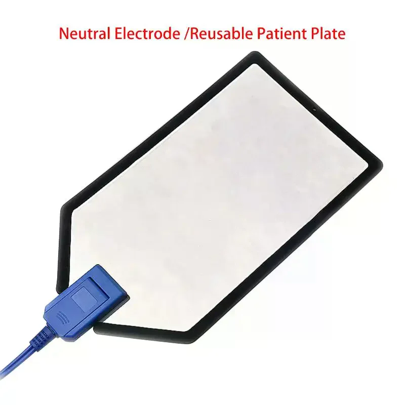 Neutral Electrode Reusable 1 Pair Patient Plate for Diathermy ESU Electrosurgical Cautery Reliable Medical Safe