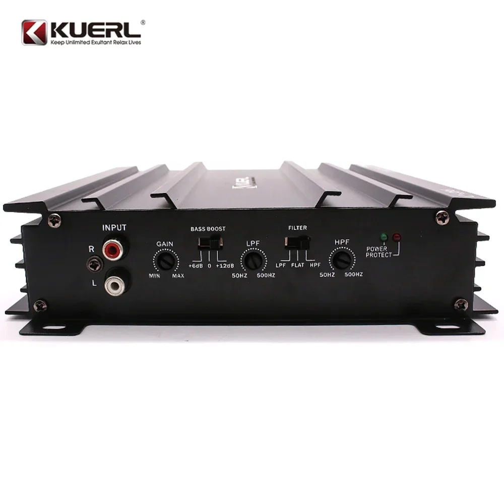 Nueva llegada potente amplificador de potencia de coche de 2 canales 2*40W amplificador de coche kuerl de aluminio