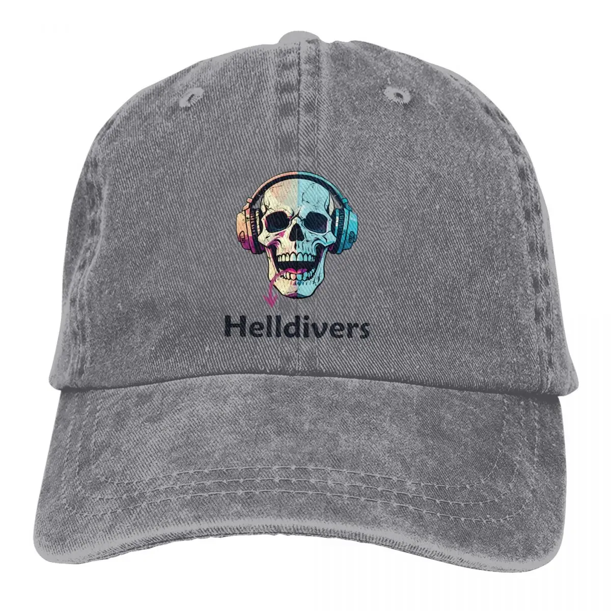 

Pure Color Cowboy Hats Rock Skull Women's Hat Sun Visor Baseball Caps Helldivers Peaked Trucker Dad Hat