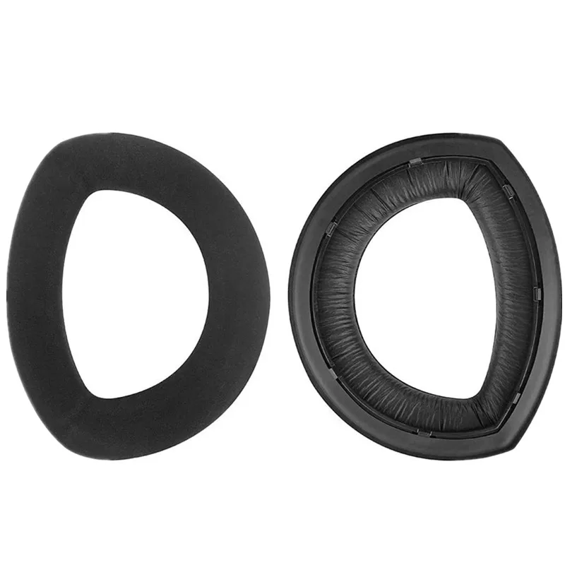 Pengganti 1 Pasang Kain Jenis Bantalan Telinga atau Ikat Kepala untuk Sennheiser HD700 Headphone Bantalan Telinga Headset Busa Bantalan Telinga Hitam