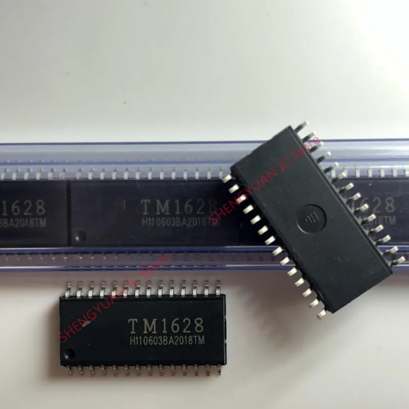 10Pcs/lot TM1628  SOP-28 LED DRIVER 100% new imported original 100% quality