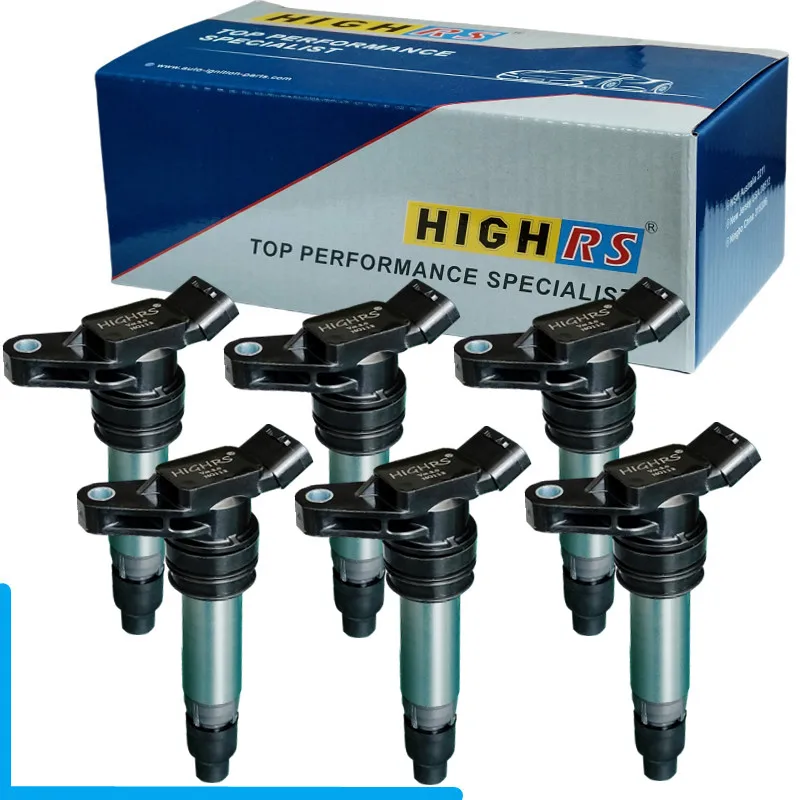 6PCS Ignition Coil For Land Rover LR2 L6 3.2 for Volvo S60 3.0 S80 V70 XC60 XC70 XC90 6G9N-12A366 099700-1070 30684245 LR002954