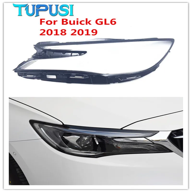 

For Buick GL6 2018 2019 Head Light Shade Shell front Car Headlight Cover Lens Shell Lampcover Lampshade Headlamp Light mask