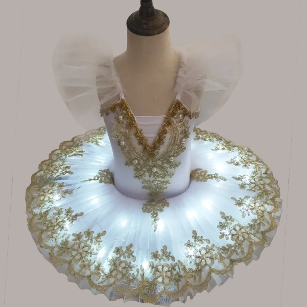 어린이 의류 공연 아동복 요정 우아한 쇼 발레 튜튜 드레스 소녀 무용복 무대 의상 공주 파티