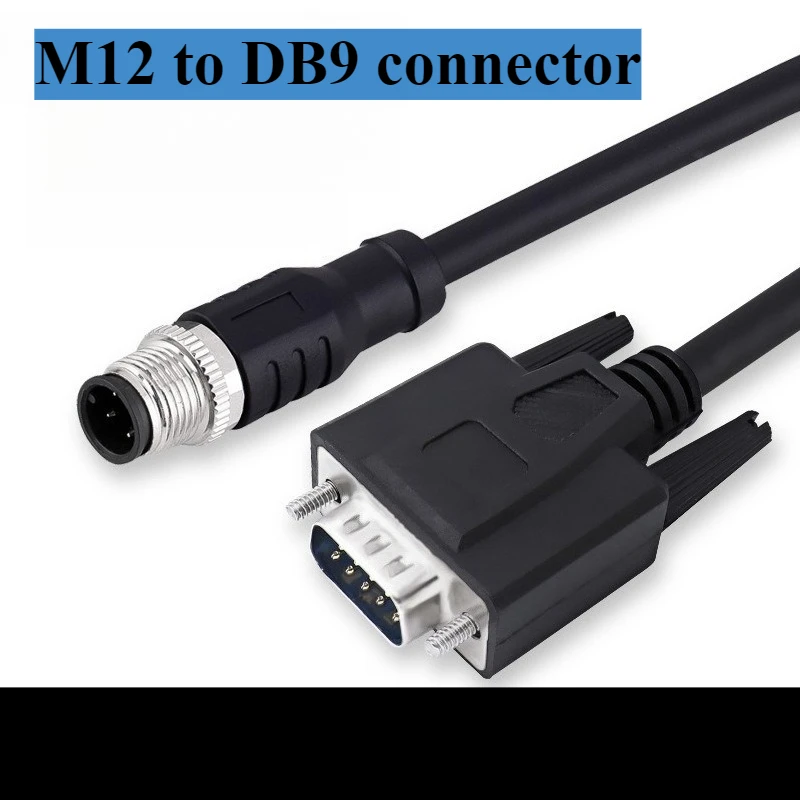 

M12 to DB9 Adapter Cable - Male/Female Aviation Connector (All Gender Combinations)