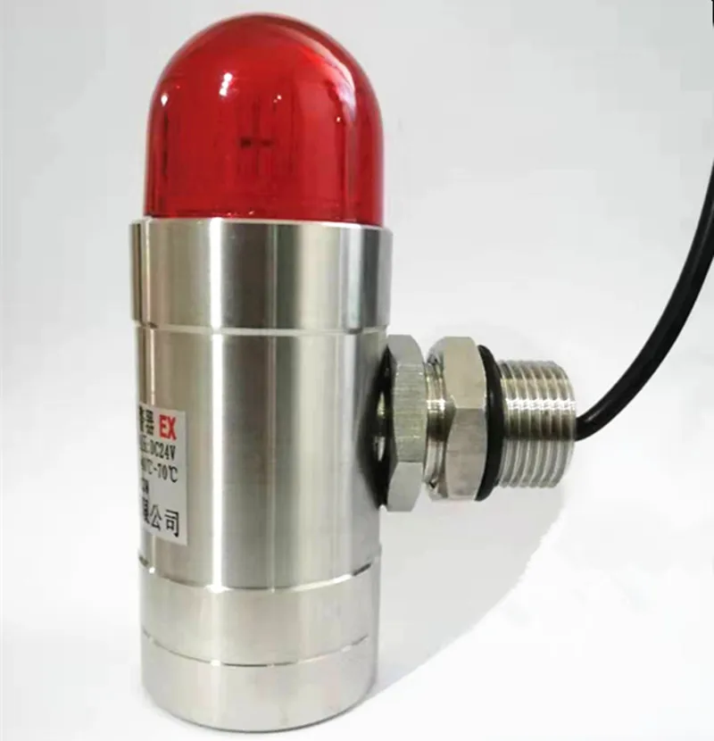 Alarm Explosion-proof Combustible Toxic Gas Detector Industrial Stainless Steel Sound Light LED Small Volume Loud Warning Light