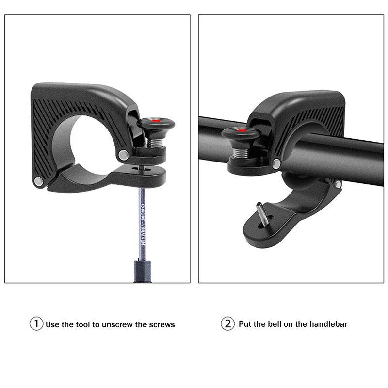 جرس دراجة قوي من سبائك الألومنيوم - ديسيبل عالي، قطعة واحدة من ملحقات مقود الدراجة الجبلية والطرق #5