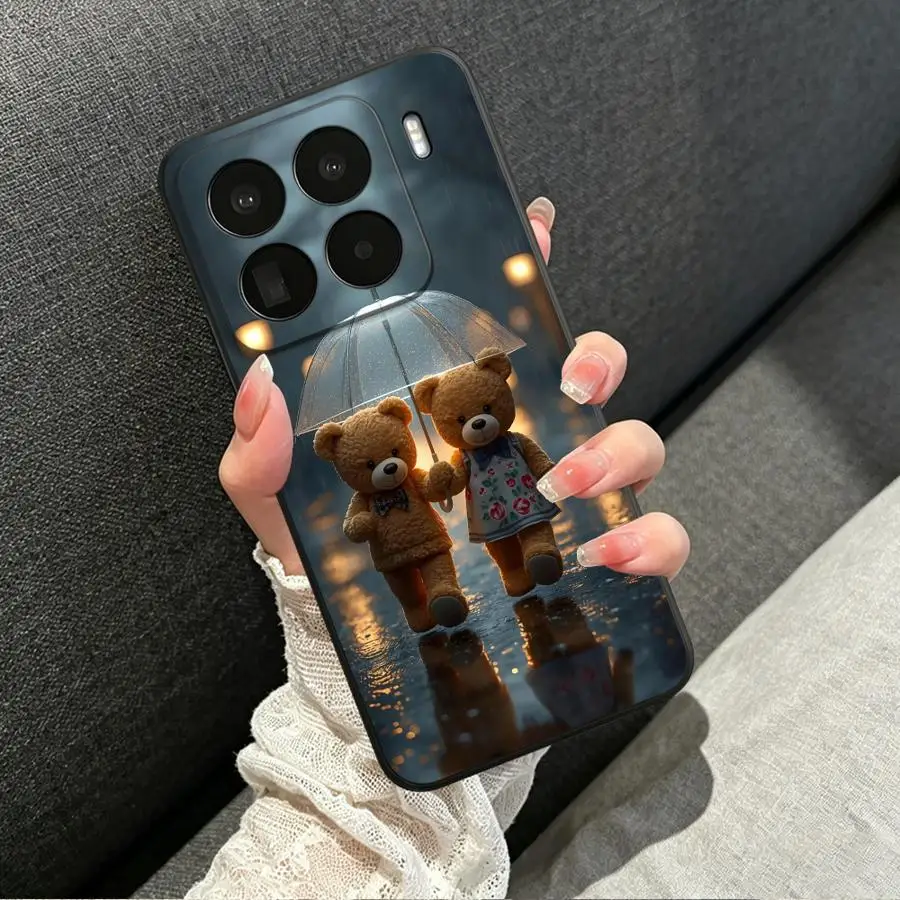 Bear Couple Umbrella Case for Xiaomi Poco X8 Pro Max F6 X3 F5 X5 M7 C85 X4 X7 F8 Ultra C71 F7 Phone Cover F4 view 4