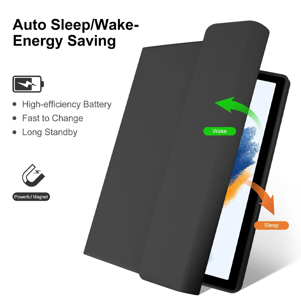 Case for Samsung Galaxy Tab A9 Plus, Tablet Cover for Tab S8 S9 Ultra S7 S9 S10 FE+ A8 S6 Lite A7 Lite Magic Case
