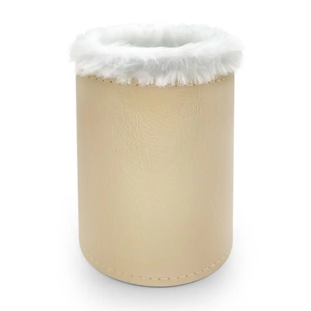 

Портативный держатель для очков на подкладке, однотонный держатель для ручек с защитой от царапин, держатель для очков из искусственной кожи для тумбочки