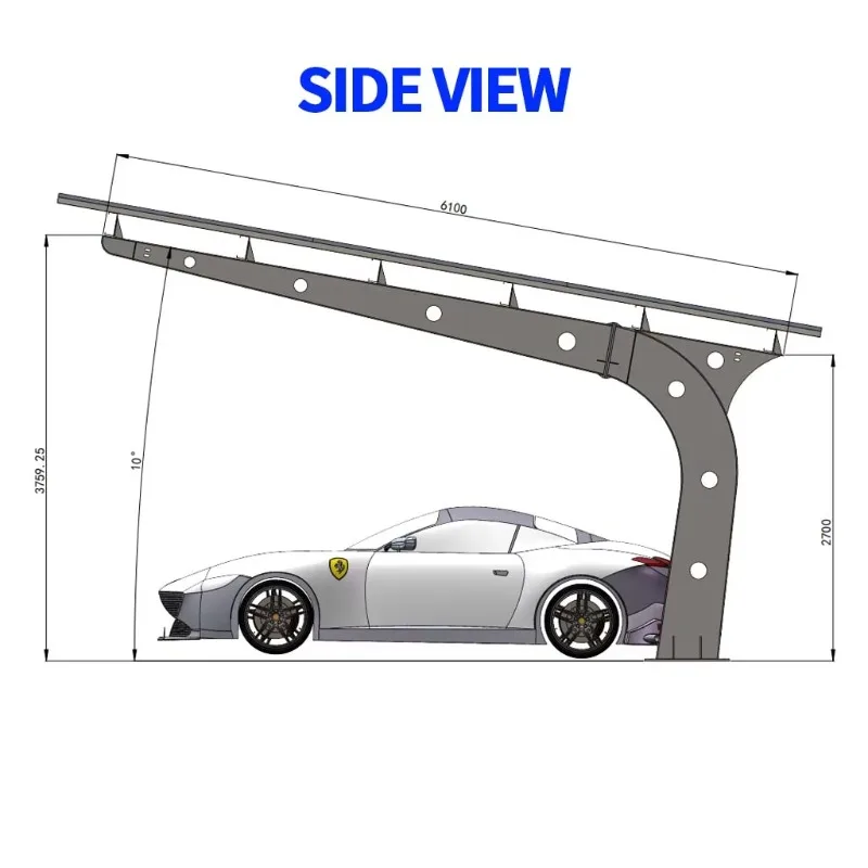 An Off-grid Solar Carport System with EV Charging Stations, Suitable for Installation on Farms
