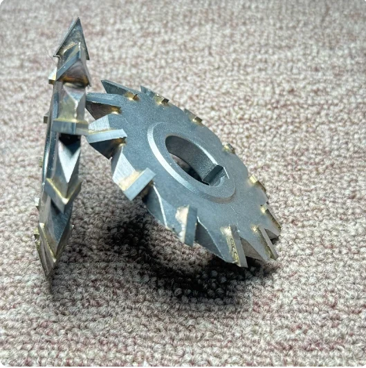 1Pcs  OD 100mm 60 90 Degree 12 Teeth Carbide Double Angle Milling Cutter V Shape Slot Trapezoid Slot