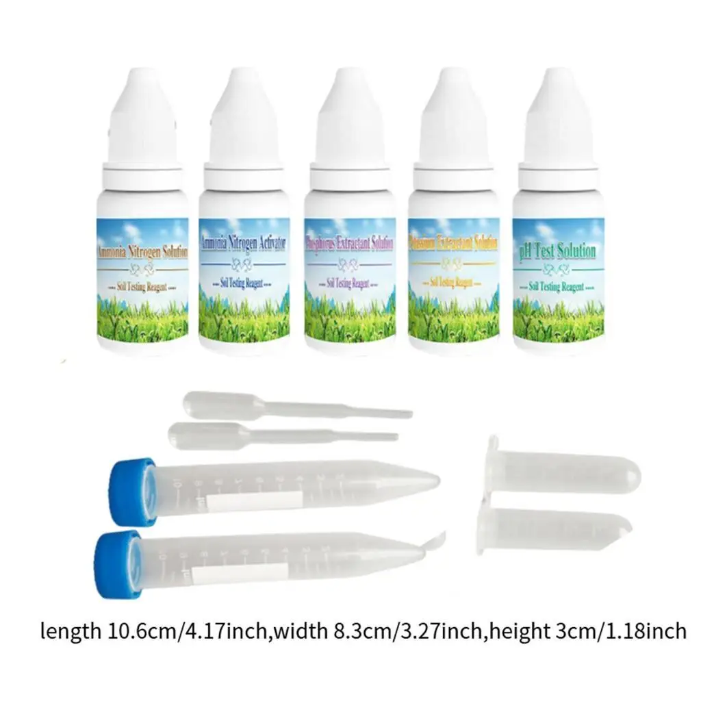 Soil Fertility Tester 4 in 1 Soil PH NPK Test Kit for Vegetable Flower Garden Farm Lawn Yard Indoor Outdoor Plants