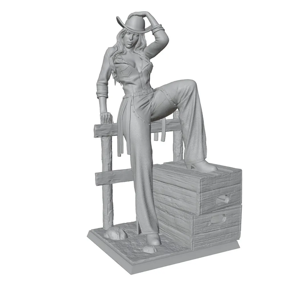 1/24/12/6 Desk ornament,NSFW,Sexy girl resin model kit, mini 3D printed gray figure statue, unpainted,unassembled