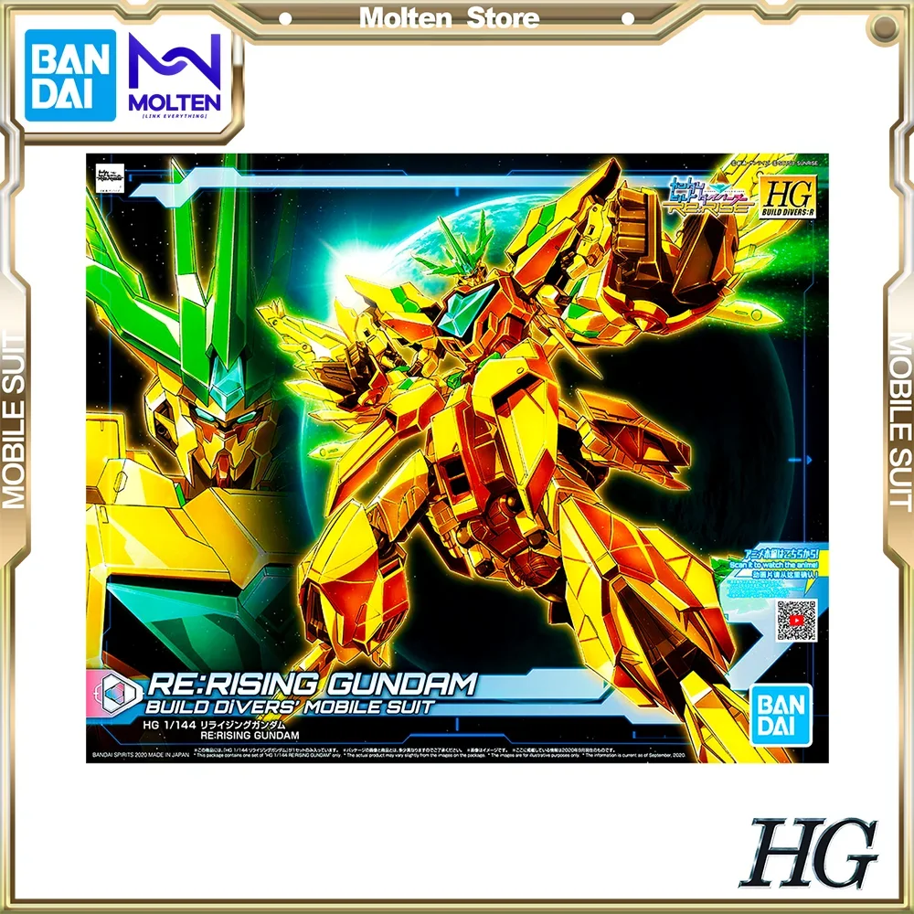 BANDAI Original HGBD:R 1/144 Re:Rising Gundam Mobile Suit Gundam Build Gunpla Model Kit Assembly/Assembling