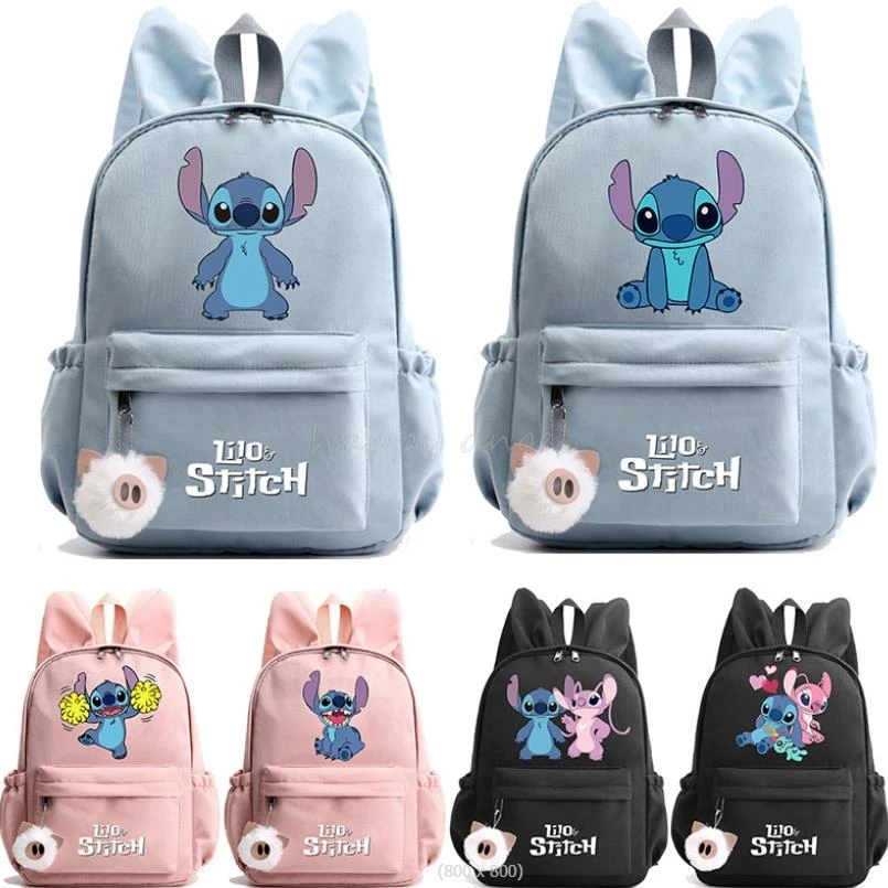 Cute Disney Lilo Stitch Backpack for Girls Boys Student Teenager Children Rucksack Women Casual School Bags Kids Birthday Gift