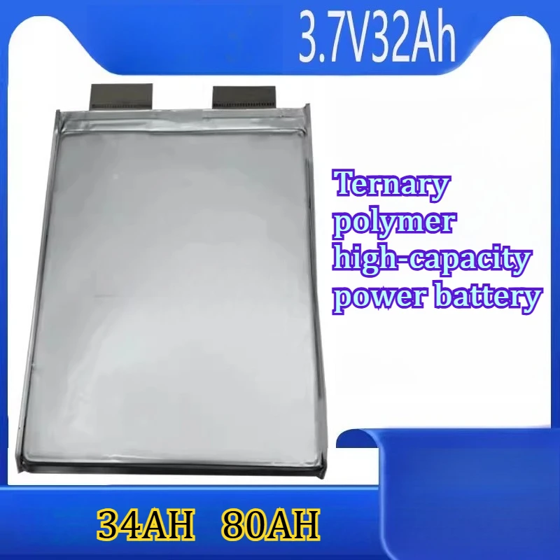 

3.7V 32Ah Ternary Polymer Large Capacity Single Electric Vehicle Power Battery 12V48V60V Long Range Battery Pack