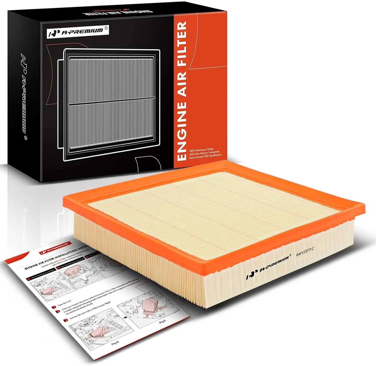 

Воздушный фильтр двигателя, совместимый с Lexus ES350 и Toyota Avalon, Camry, Highlander, RAV4, 2018-2022, гибкая панель, замена # 1780