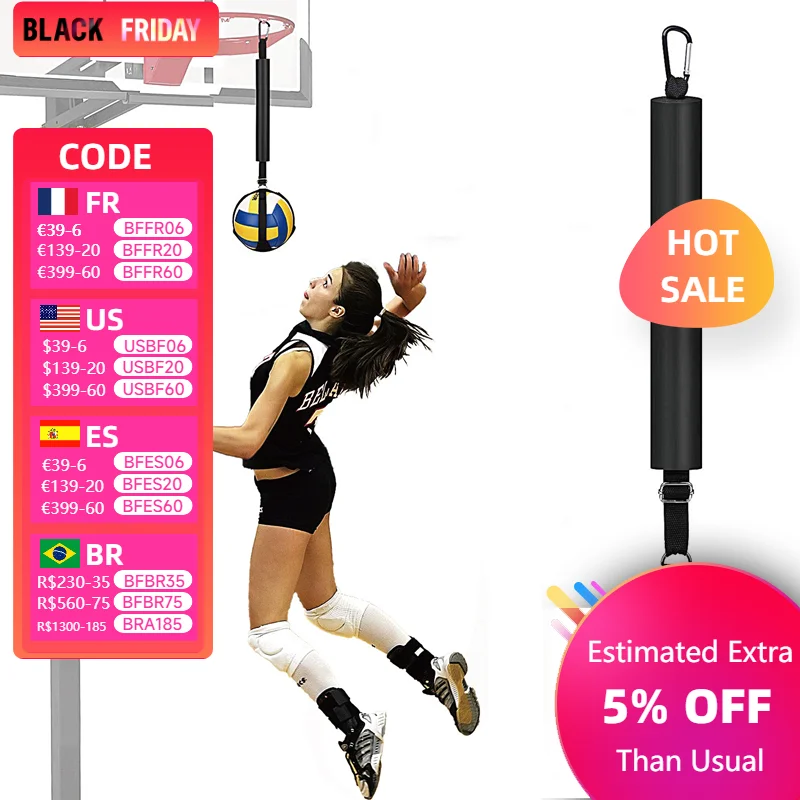 Volleyball Auxiliary Trainer Hanging Jump Spike Training Ball Snatching Training Adult and Child Training Toys Toy Sports Fun