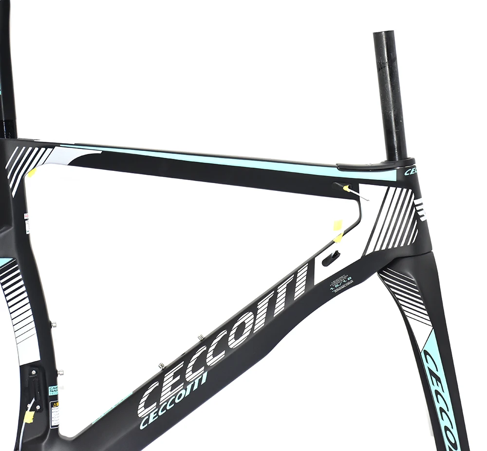 Ceccotti-Carbon Road Bike Frame, V Rim Brake Road Frame, UD, 3K, 1K Frameset, PF30, BB30, BSA, 700CC, Di2, 2024