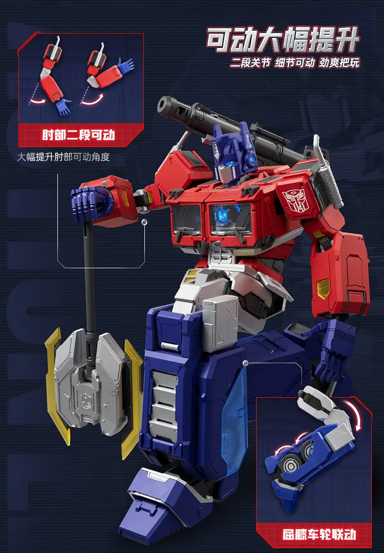 BLOKEES Transformers Legendary Edition Ver.EVO Optimus Prime Tarn Actionfigur, IDW Transformation, Sammlerstück, Modellspielzeug, Geschenk – Detail 36