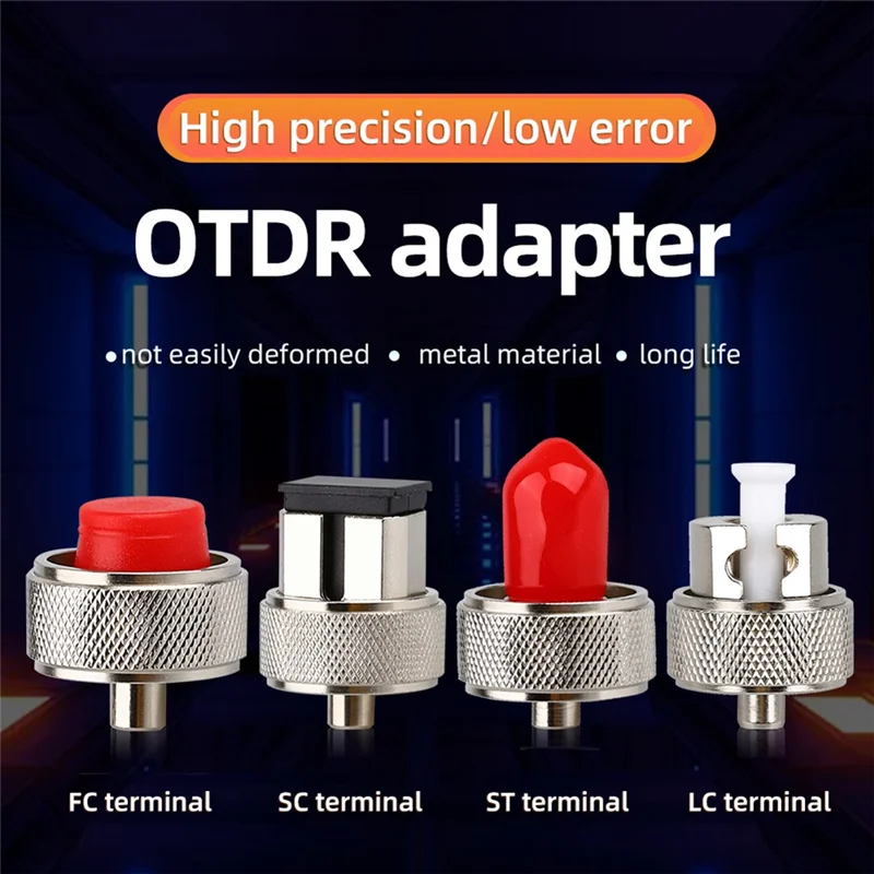 BTLIFE-Fiber Optic Connector Adapter For OTDR Transfer Connector SC/FC/ST/LC Adaptor For Optical Time Domain Reflectometer