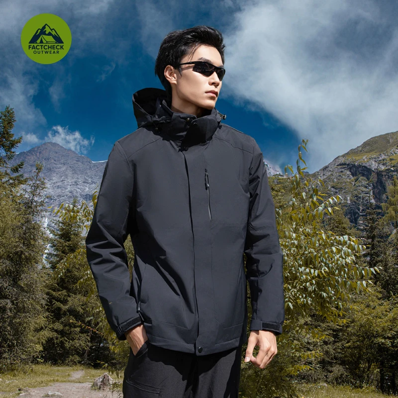 

FACTCHECK Luxury Quality EU US Size Trendy Outdoor Hiking Jacket Waterproof Windbreaker Loose Hooded Cargo Jacket Coat