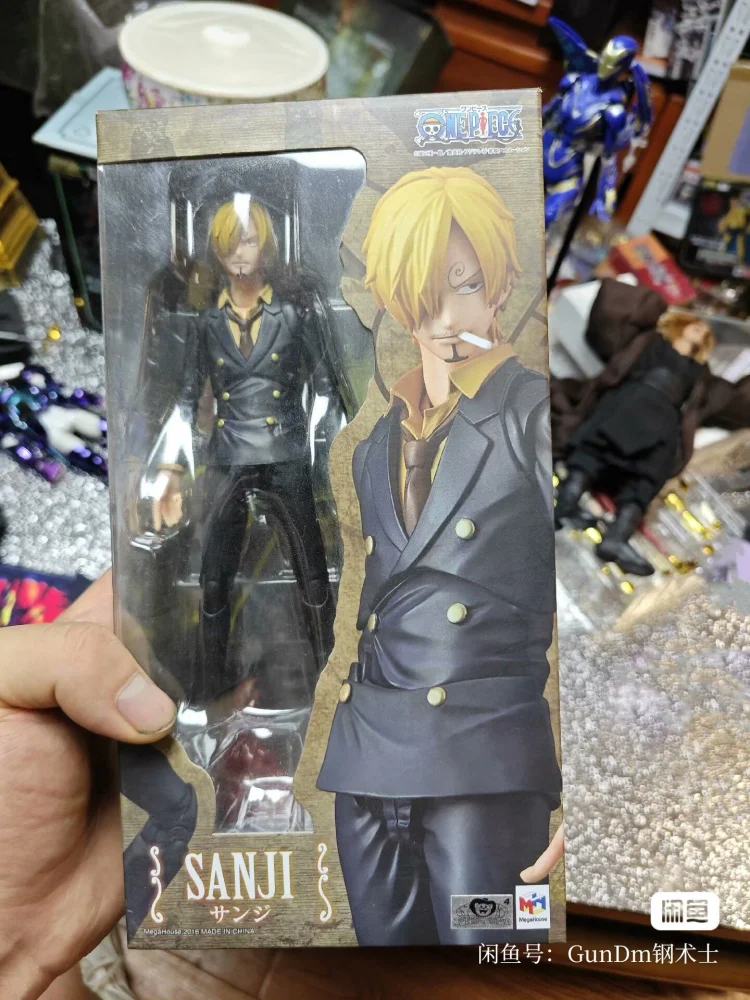 

In Stock 100% Original One Piece Action Heroes Vah Sanji Anime Figure Megahouse Variable Model Collecile Gift Action Toys