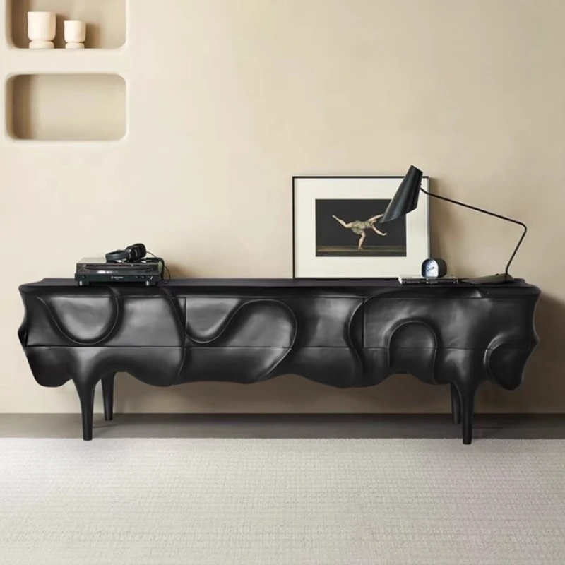 

Black Center Modern Tv Stand Living Room Universal Designer Floor Tv Cabinet Nordic Luxury Fernsehen Tisch Furniture Home