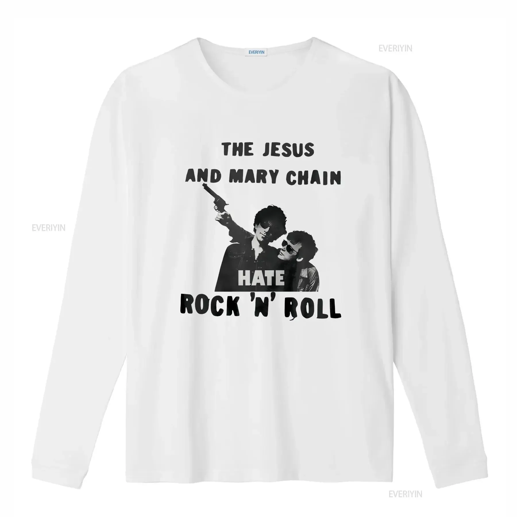 Vintage Hate Rock n Roll 90's T Shirt Tour Band Music vintage Washed designer clothes Casual Stretched streetwear Unisex