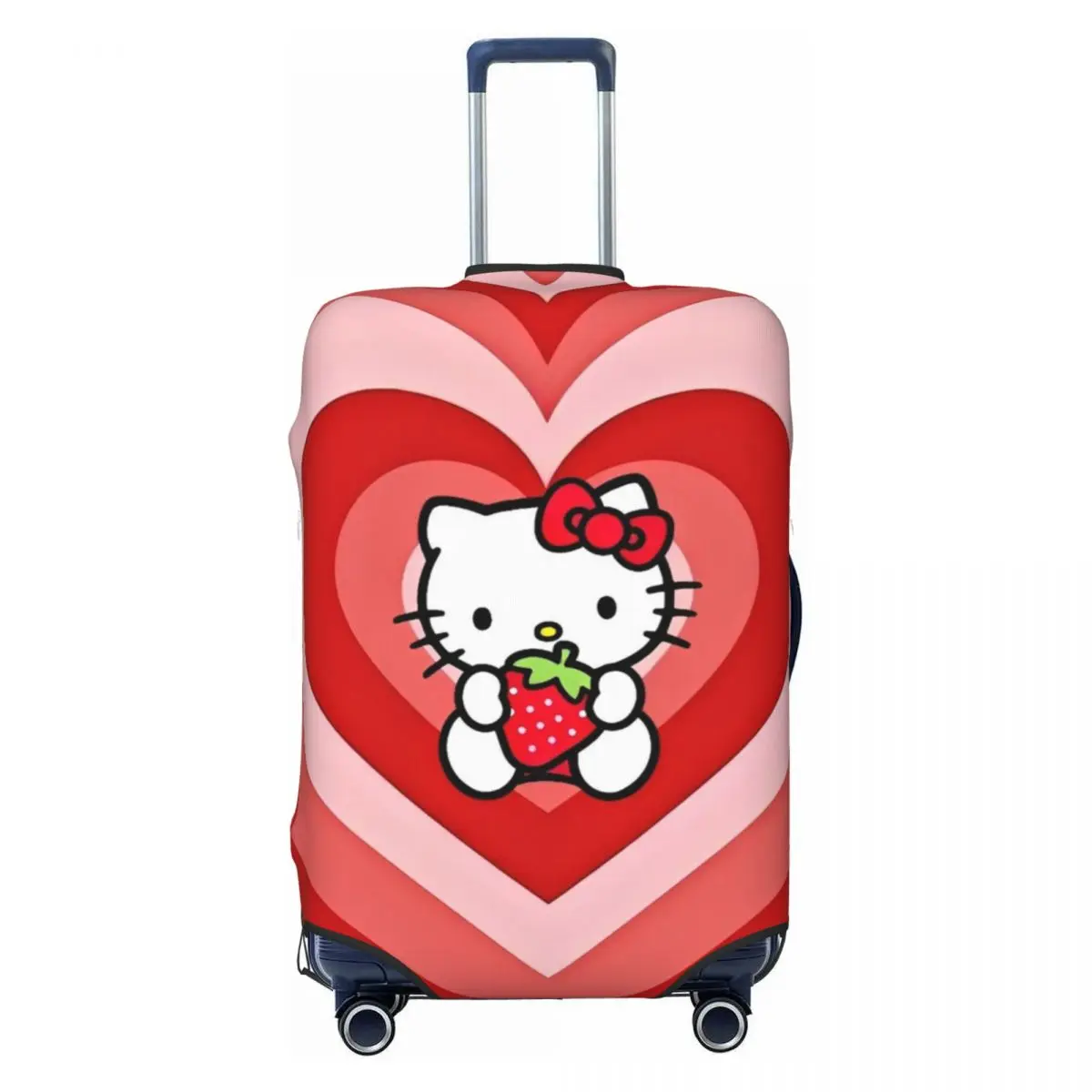 Hello Kitty Heart Suitcase Cover Holiday Practical Luggage Accesories Business Protector