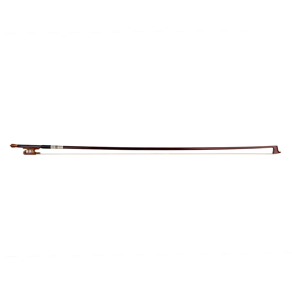 Master Pernambuco Bow 4/4 Violin Bow Octagonal Stick White Mongolia Horsehair Lizard Skin Grip Ox Horn Frog Well Balance