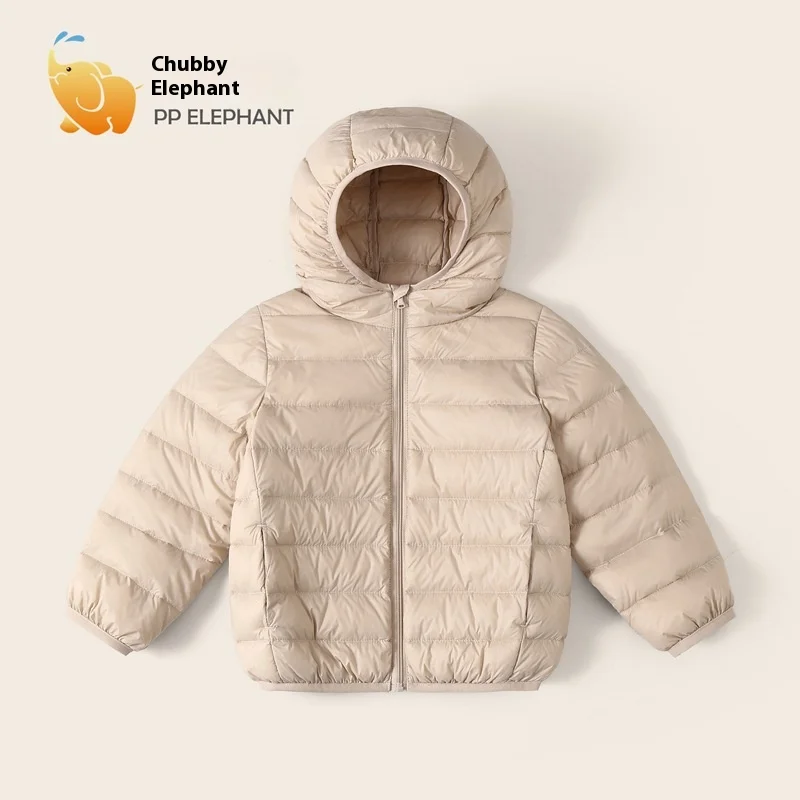 Winterkleidung für Jungen und Mädchen, leichte Daunenjacke, mittelgroßer, verdickter warmer Kindermantel mit Kapuze – Detail 36