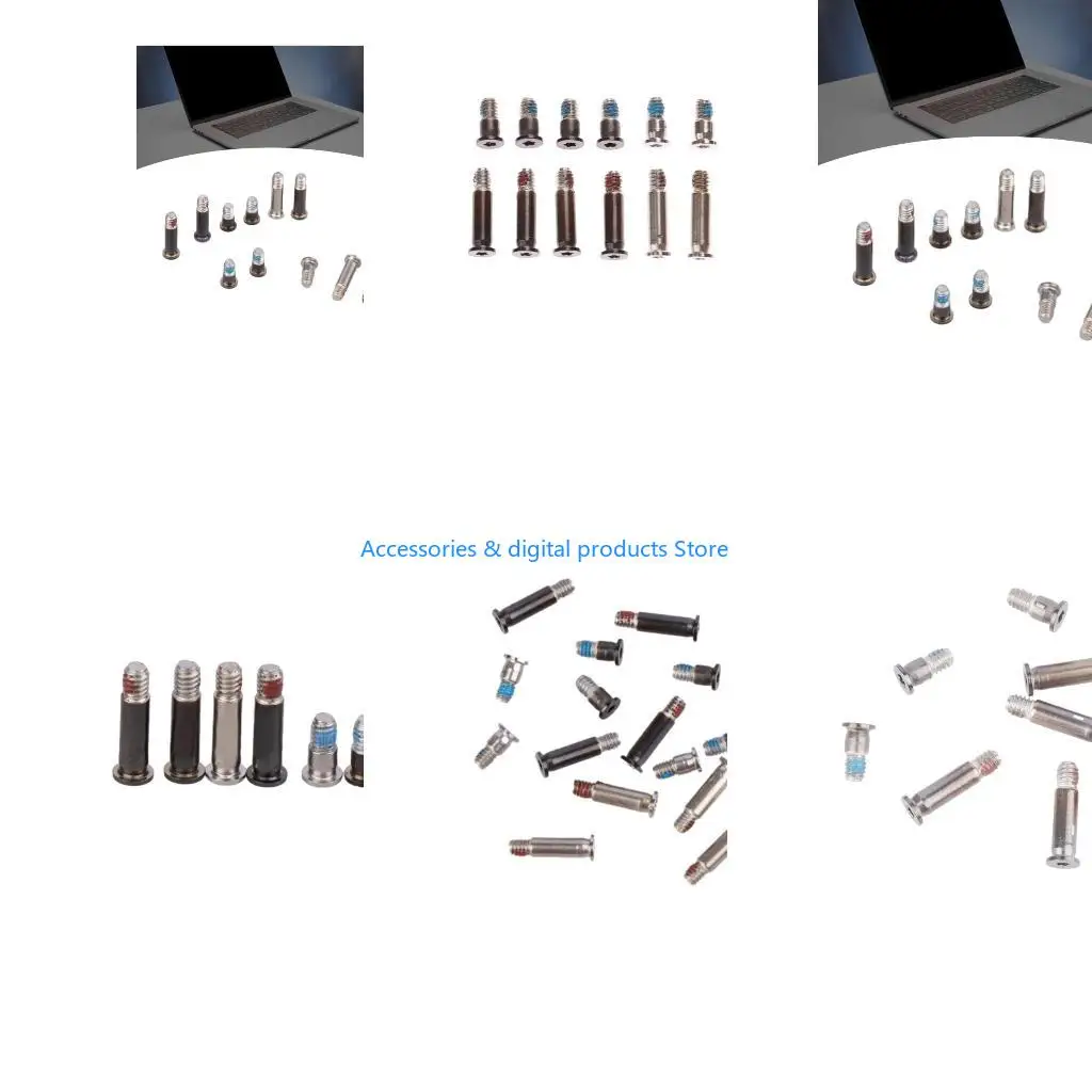 77JD For A2442 A2485 Notebook Back Cover Case Screws for book 14