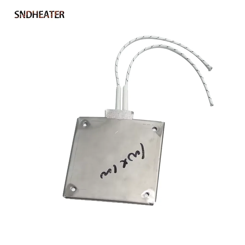 SNDHEATER Stainless Steel Heating Plate 150x50mm 150x80mm 150x100mm 150x120mm 150x150mm 2 Wires Industrial Square Heater Board