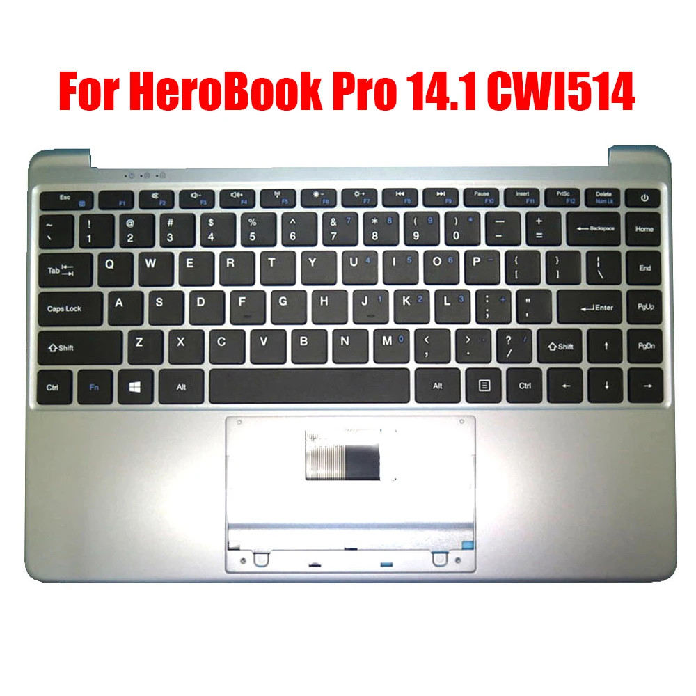 laptop substituicao palmrest para chuwi herobook 14 cwi532 cwi514 cinza retroiluminado ingles teclado alemao novo us gr 01