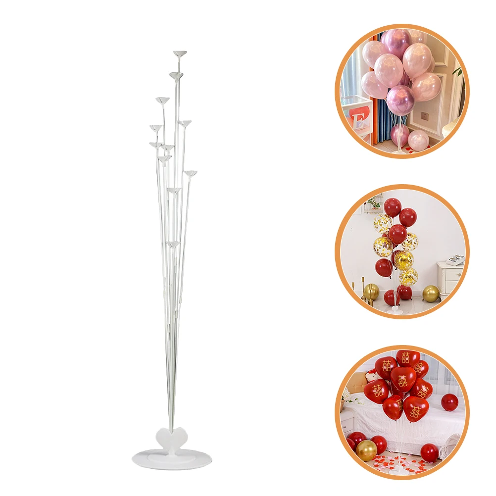

1 set Decorative Balloon Large Sticks Display Floor Table Wedding Balloon Stands For Floor Party DIY Plastic Compact Size