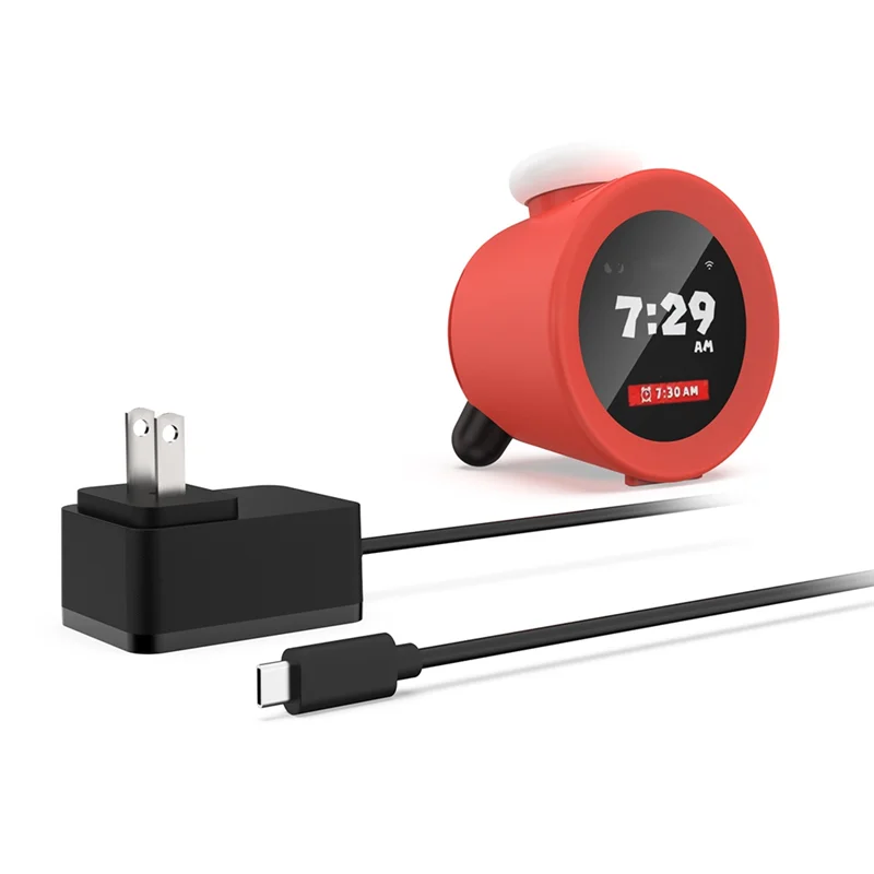 For Sound Clock Alarmo Alarm Clock Charger For Alarmo Smart Somatosensory Alarm Charger US Piug 1.5M US Plug-A09I
