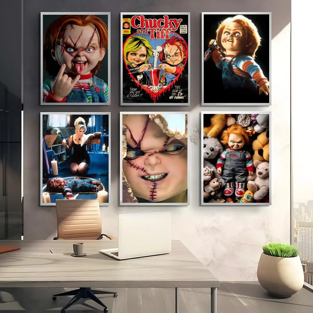 Spooky Chucky-s Poster High-definition poster stickers ideal gifts for bedrooms living rooms