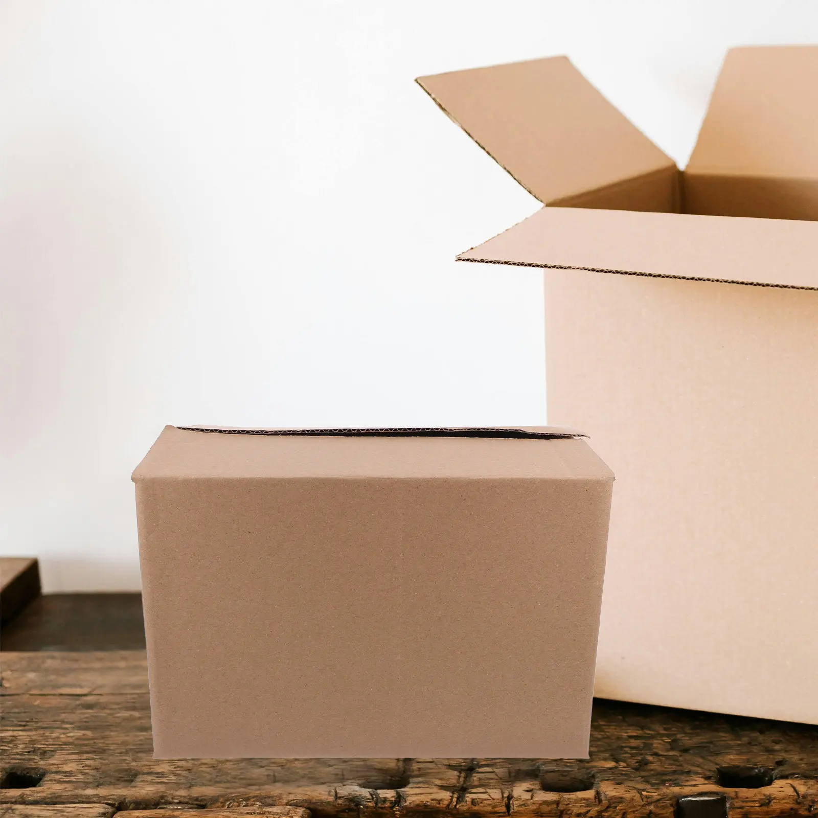 5Pcs Corrugated Boxes Extra Strong Packing Cartons for Express Shipping Storage Move Heavy Duty Anti Falling Cushioning