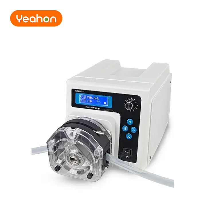 High temperature resistant speed-variable peristaltic pump adjustable large flow