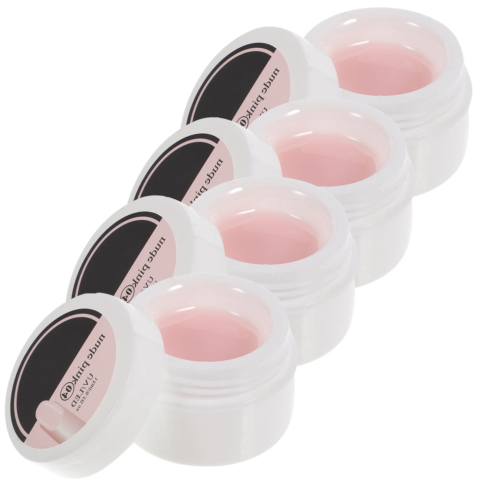 4 scatole di colla per extension per unghie, durevole e leggero, per nail art, gel per manicure fai da te, colla per extension per unghie di qualità premium